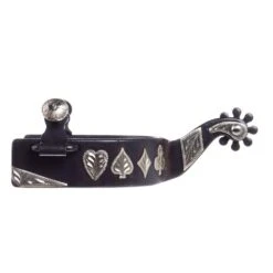 NRS 1in. Band Men's Poker Engraved Spur