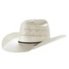 American Hats Solid Weave Fancy Vent 4in. Brim Straw Cowboy Hat