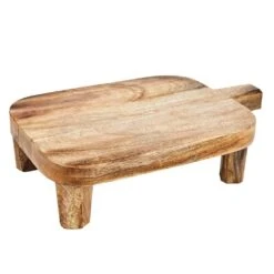 India Handicrafts Small Wooden Plate