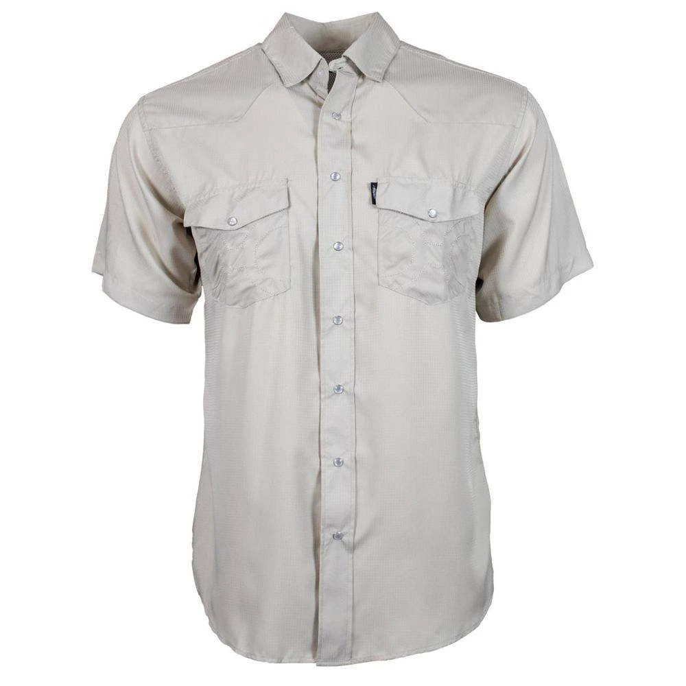 Hooey Men's Tan Pearl Snap Shirt
