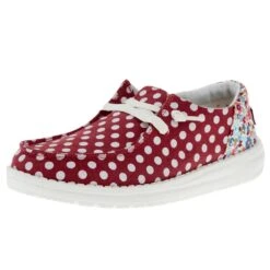 Heydude Women`s Hey Dude Wendy Funk Rose Dot Casual