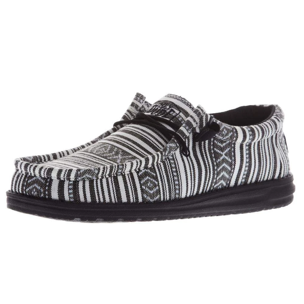 Heydude Men's Hey Dude Wally Serape Black Gravel Casual Shoe