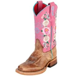 Macie Bean Boots Kids Honey Bunch-Rose Lizard Top Boot