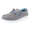 Heydude Youth Hey Dude Wally Sox Sharkskin Casual Shoe