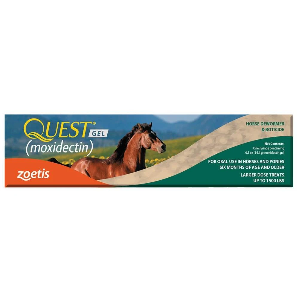 Zoetis Animal Health Quest Gel Equine Dewormer