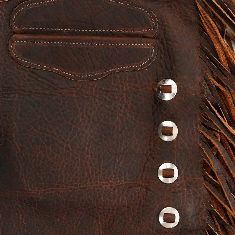 NRS Ranch Hand Brown Oiled Chinks - Image 2