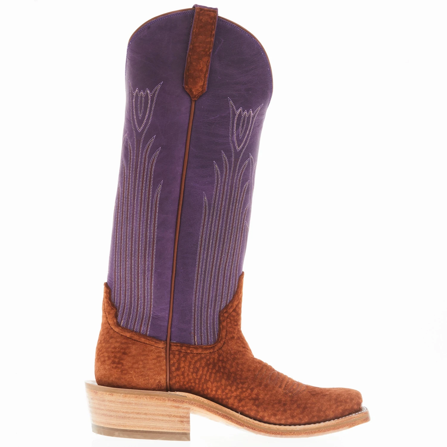 Rios Of Mercedes Women's Rust Carpincho Violet Buffamonte Top Boot - Image 5